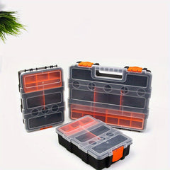 1pc Hardware Component Box With Multiple Compartments