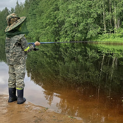 Anti Mosquito Net Hat Lightweight Breathable Bucket Hat For Fishing Hiking