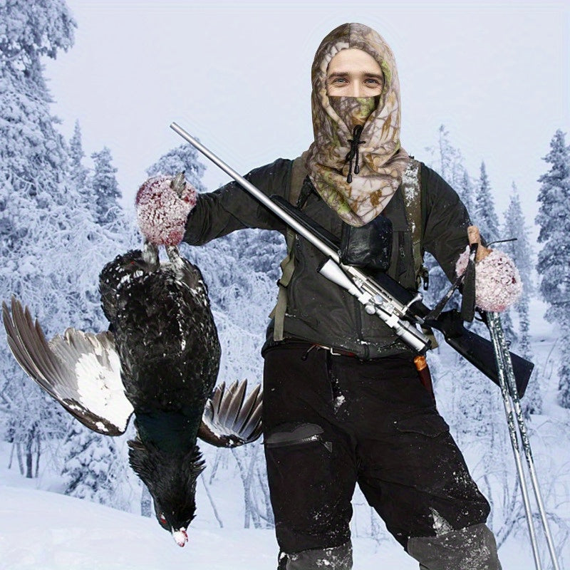 Winter Camouflage Balaclava Face Mask Windproof Ski Face Cover Hood