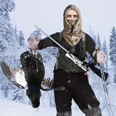 Winter Camouflage Balaclava Face Mask Windproof Ski Face Cover Hood