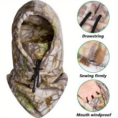 Winter Camouflage Balaclava Face Mask Windproof Ski Face Cover Hood