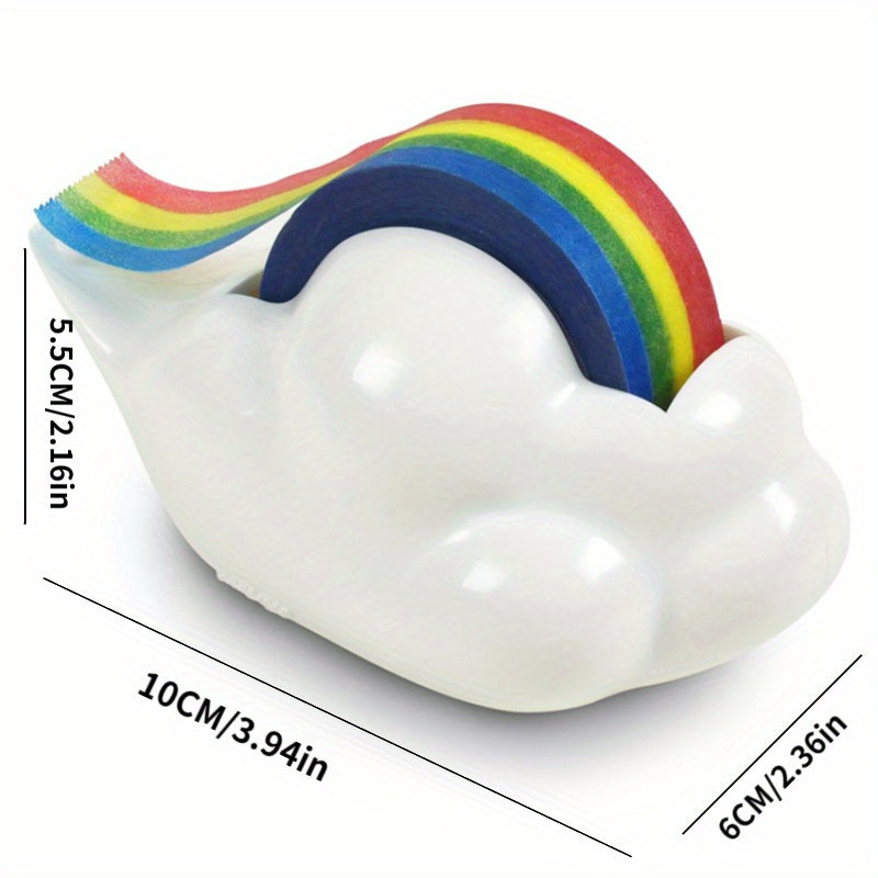 Creative Cartoon Cloud Rainbow Adhesive Tape Seat Cutting Machine Box Packaging