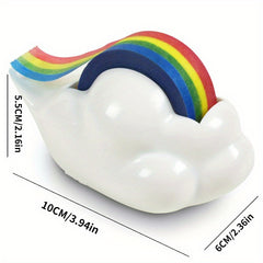 Creative Cartoon Cloud Rainbow Adhesive Tape Seat Cutting Machine Box Packaging