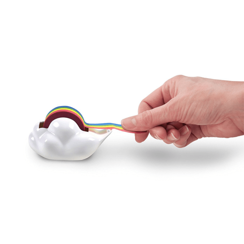 Creative Cartoon Cloud Rainbow Adhesive Tape Seat Cutting Machine Box Packaging