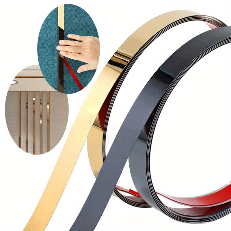 Titanium Golden Stainless Steel Decorative Strip Wrapped Edge Strip