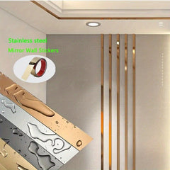 Titanium Golden Stainless Steel Decorative Strip Wrapped Edge Strip