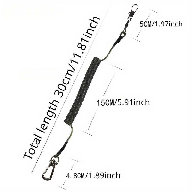 Stainless Steel Lanyard Anti-loss Hand Rope w/ 7 Strands of Steel Wire