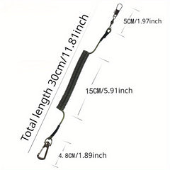 Stainless Steel Lanyard Anti-loss Hand Rope w/ 7 Strands of Steel Wire
