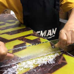 Snowboard Maintenance Wiper Wax Scraper Double Board Snowboard Bottom Scraper
