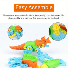 6pcs Dinosaur Model Assembly Toy - Educational Birthday Gift Bag
