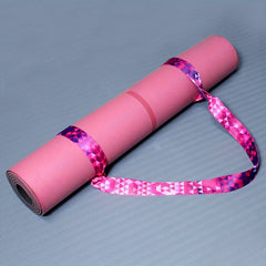 Printed Yoga Mat Storage Strap Colorful Yoga Mat Binding Belt