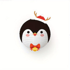 Christmas Lantern Decoration Cartoon Snowman Santa Claus Deer