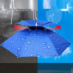 UV Protection Hands-Free Umbrella Hat for Fishing Gardening