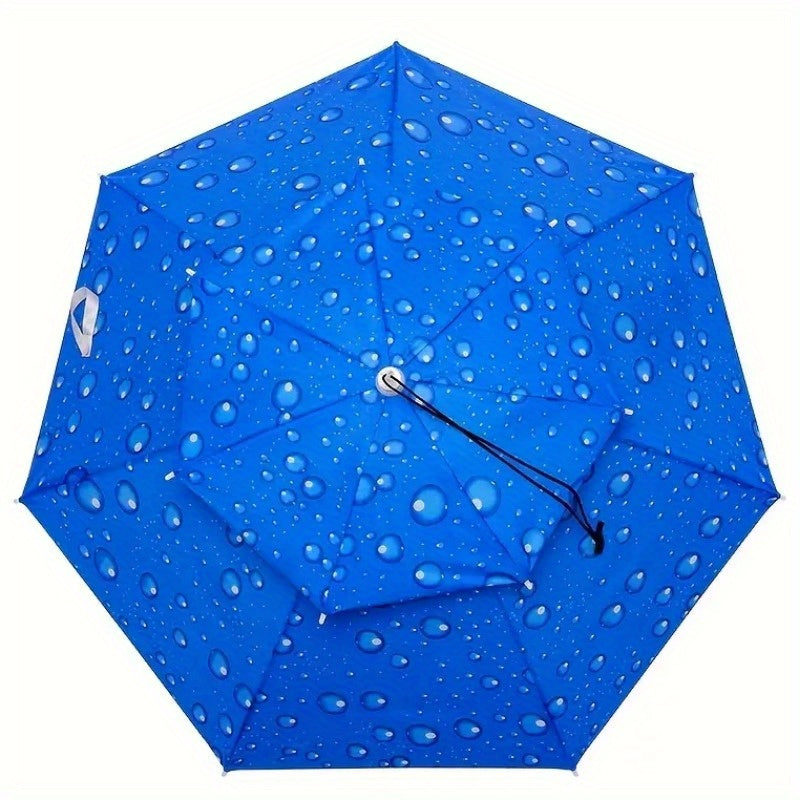 UV Protection Hands-Free Umbrella Hat for Fishing Gardening