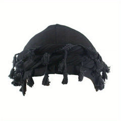 Vintage Turban Head Wrap with Tassel for Men
