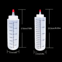 Plastic Salad Dressing Squeezer Bottle Leak Proof 500ml