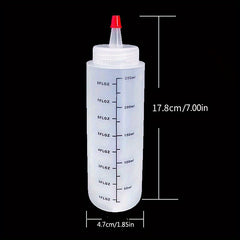 Plastic Salad Dressing Squeezer Bottle Leak Proof 500ml