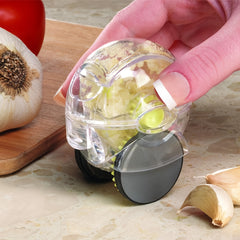 Transparent Roller Garlic Chopper Manual Vegetable Grinding Tools