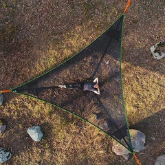 Outdoor Portable Mesh Hammock Waterproof Lightweight Hammock