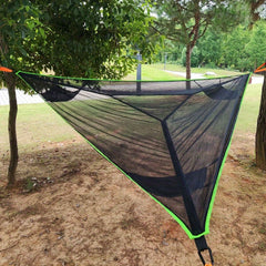 Outdoor Portable Mesh Hammock Waterproof Lightweight Hammock