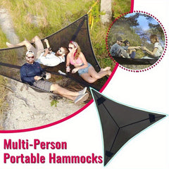 Outdoor Portable Mesh Hammock Waterproof Lightweight Hammock