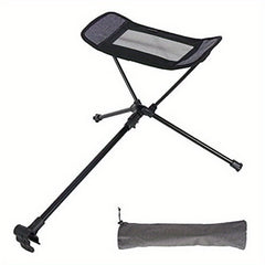 Portable Folding Retractable Footrest Leg Rest Chair Kit for Outdoor