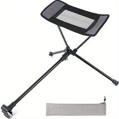 Portable Folding Retractable Footrest Leg Rest Chair Kit for Outdoor