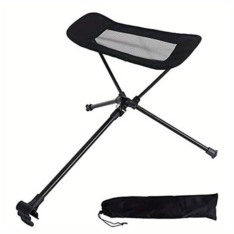 Portable Folding Retractable Footrest Leg Rest Chair Kit for Outdoor