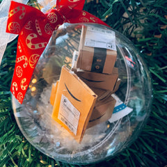 Funny Mini Express Box Ornament Christmas Decor
