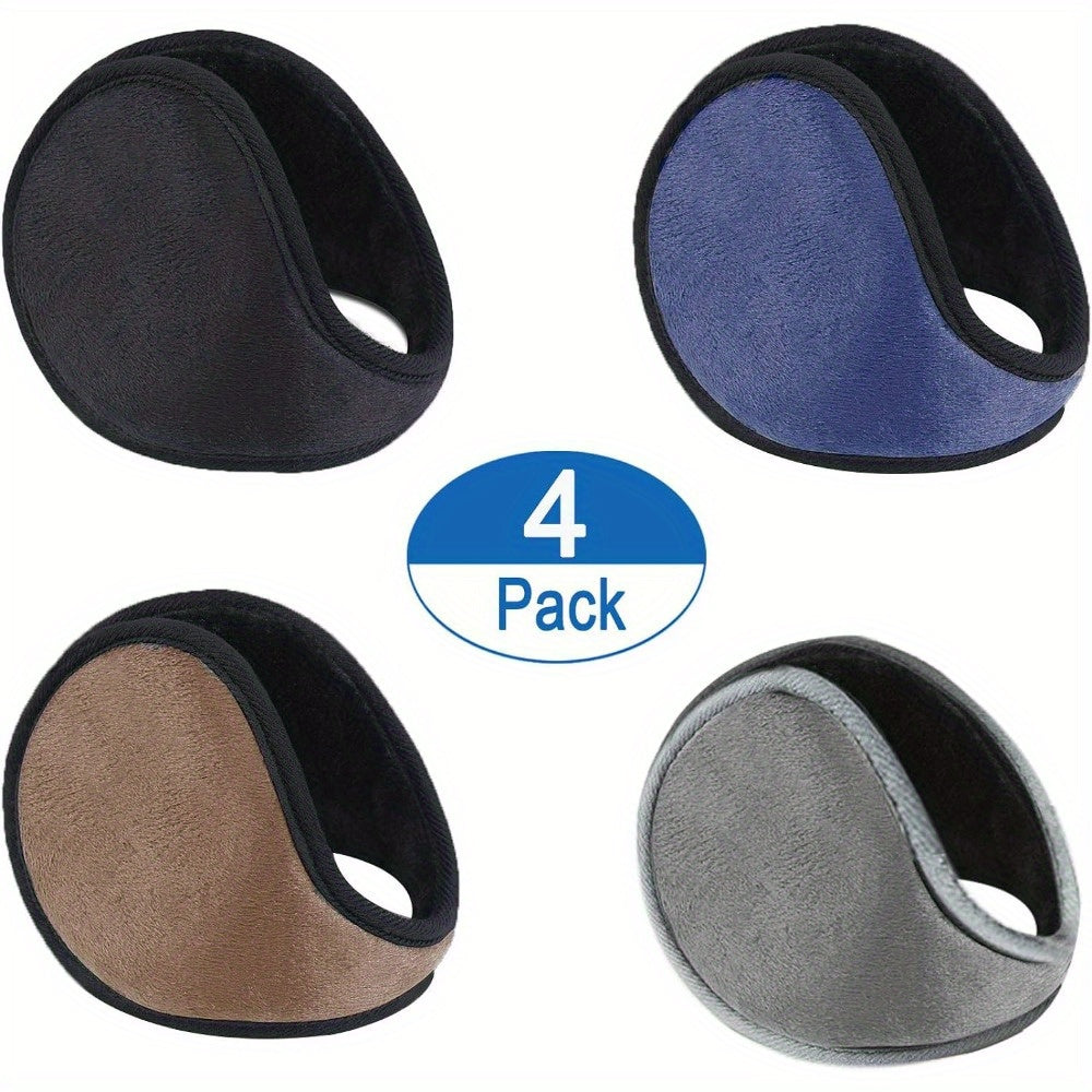4pcs Multicolor Winter Sports Windproof Earmuffs