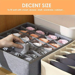 Clothes Storage Box Organizer for Socks Underwear Ties Scarf