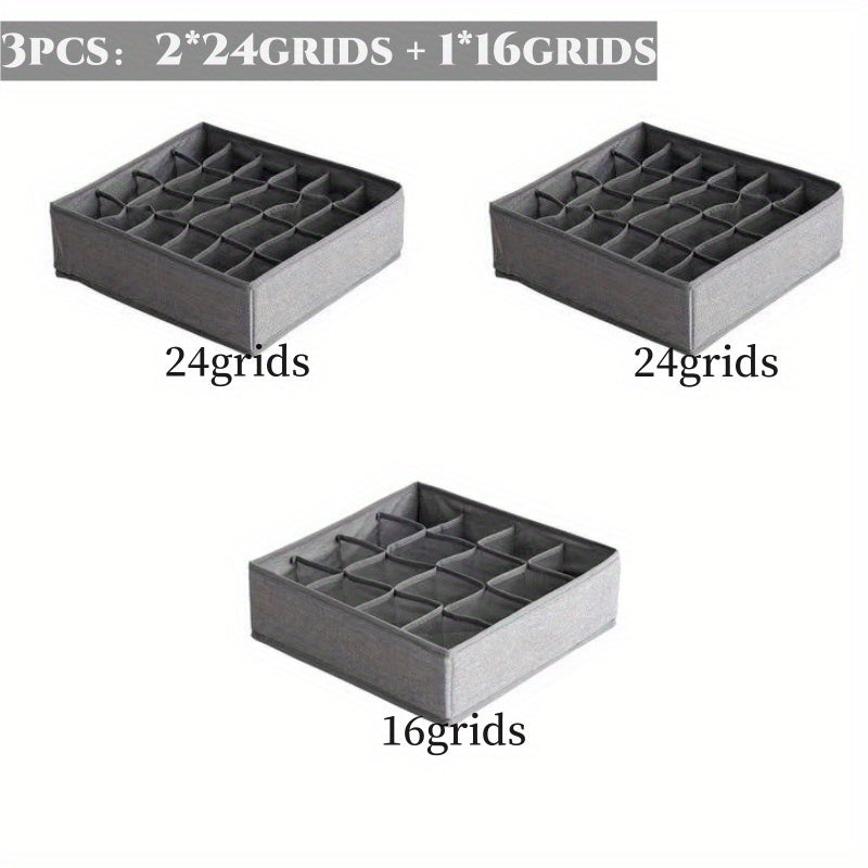 Clothes Storage Box Organizer for Socks Underwear Ties Scarf