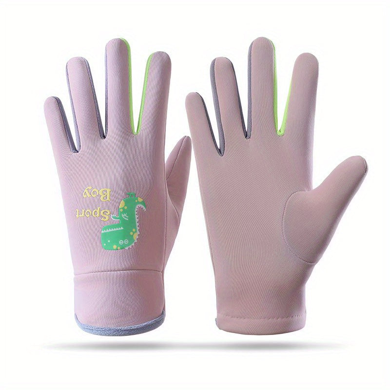 Cartoon Luminous Winter Gloves for Kids