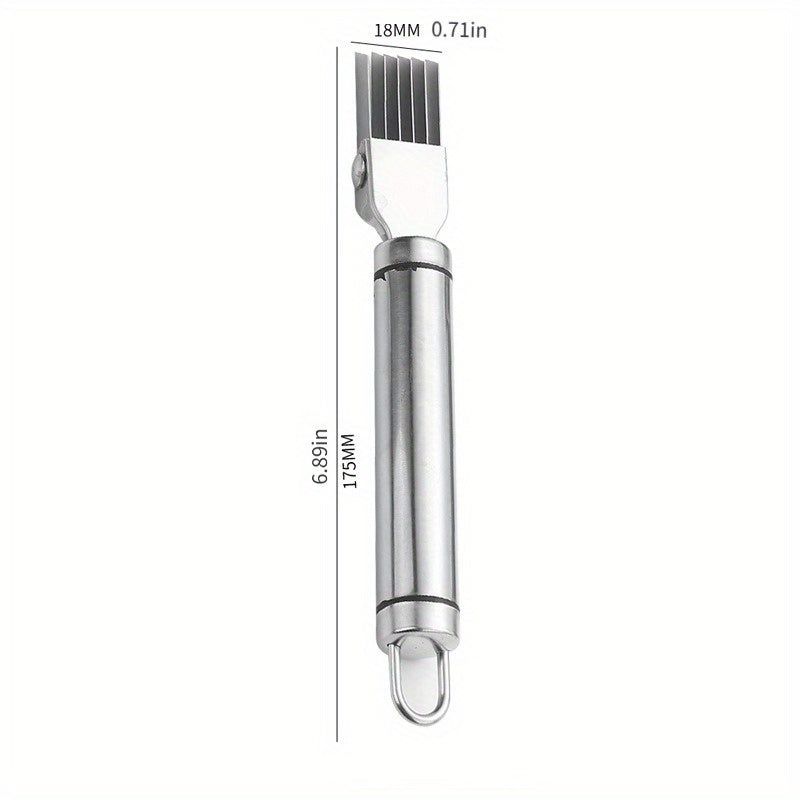 Stainless Steel Grater Scallion Separator Portable Kitchen Tool
