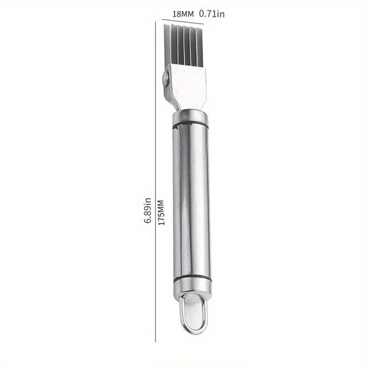 Stainless Steel Grater Scallion Separator Portable Kitchen Tool