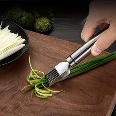 Stainless Steel Grater Scallion Separator Portable Kitchen Tool