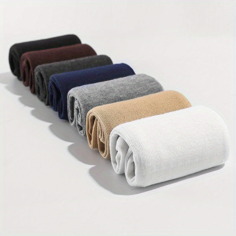 5 Pairs Men's Cotton Toe Socks Deodorant Sweat Absorbing