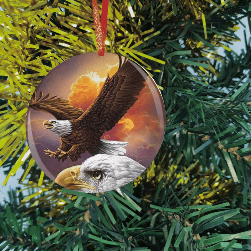 Eagle Series Christmas Tree Blessing DIY Acrylic Pendant
