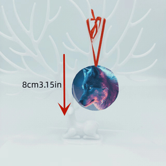 Wolf Series Christmas Tree Blessings DIY Acrylic Ornaments