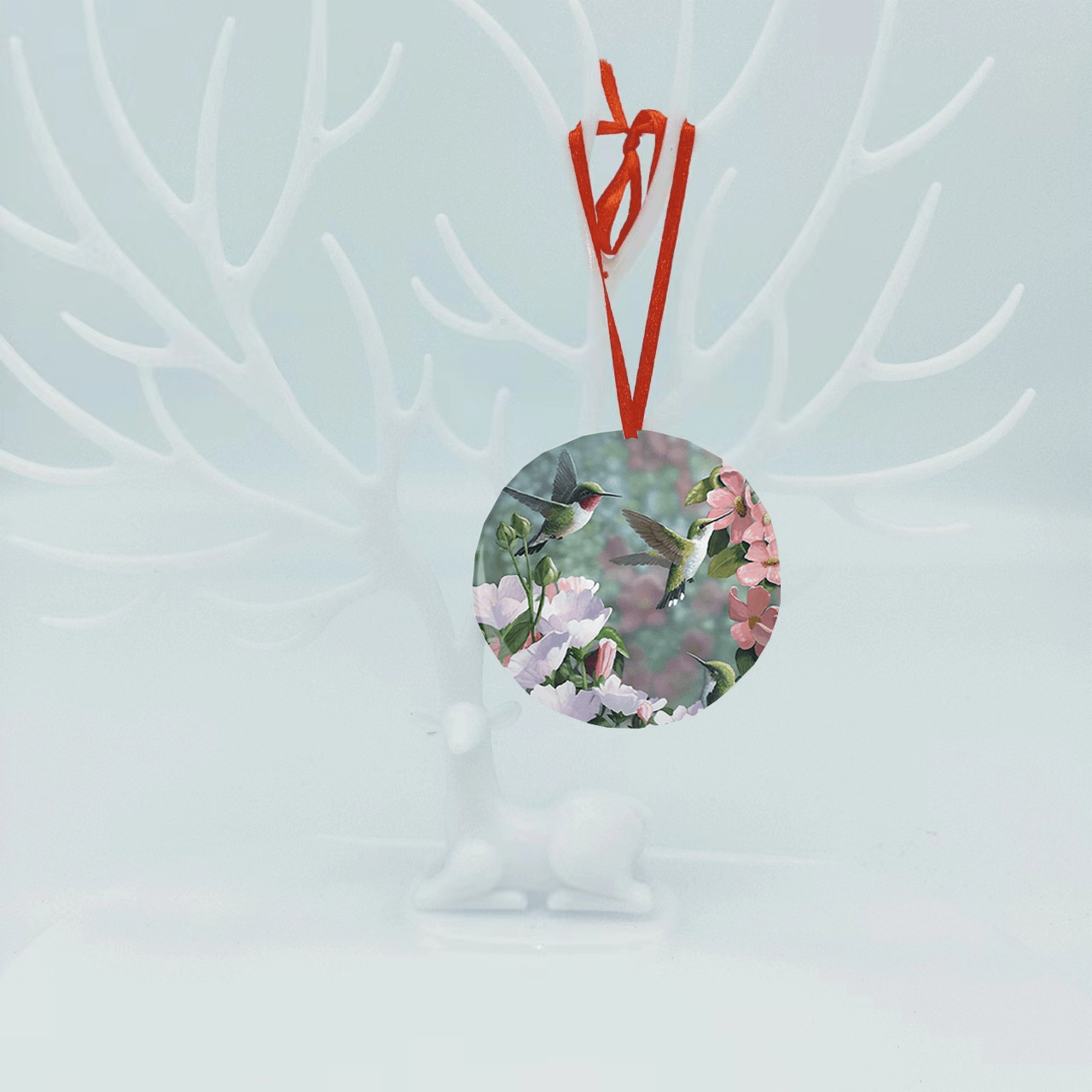 Bird Series Christmas Tree Blessing Acrylic Pendant DIY Holiday Pendant