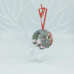 Bird Series Christmas Tree Blessing Acrylic Pendant DIY Holiday Pendant