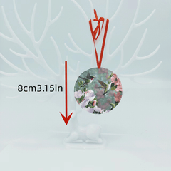 Bird Series Christmas Tree Blessing Acrylic Pendant DIY Holiday Pendant
