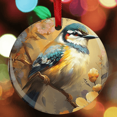 Bird Series Christmas Tree Blessing DIY Acrylic Pendant