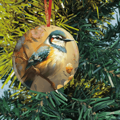 Bird Series Christmas Tree Blessing DIY Acrylic Pendant