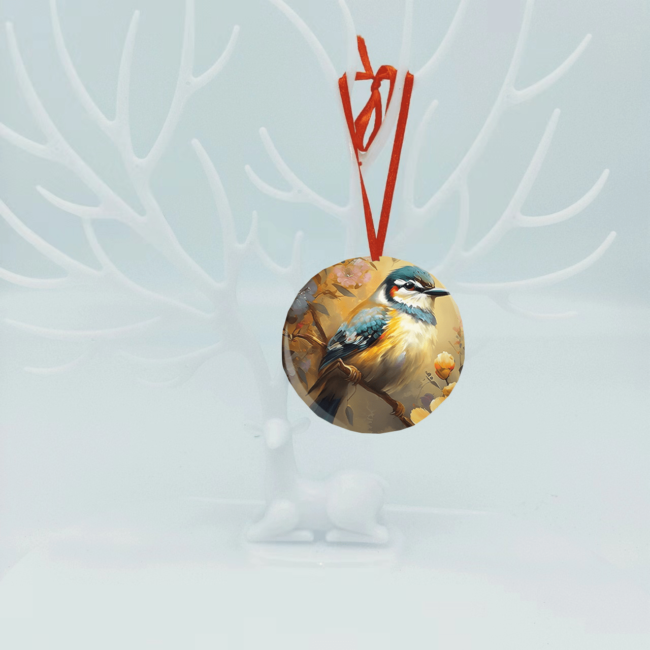 Bird Series Christmas Tree Blessing DIY Acrylic Pendant