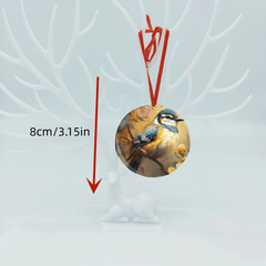 Bird Series Christmas Tree Blessing DIY Acrylic Pendant