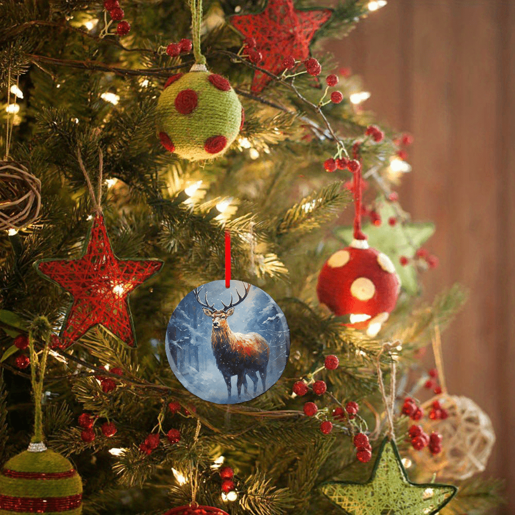 Christmas Tree Blessing DIY Acrylic Pendant - Holiday Pendant