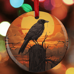 Crow Series Christmas Tree Blessings Pendant DIY Acrylic Christmas Ornaments