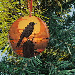 Crow Series Christmas Tree Blessings Pendant DIY Acrylic Christmas Ornaments