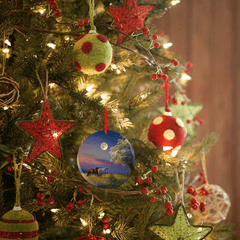 Horse Series Christmas Tree Blessing DIY Acrylic Pendant